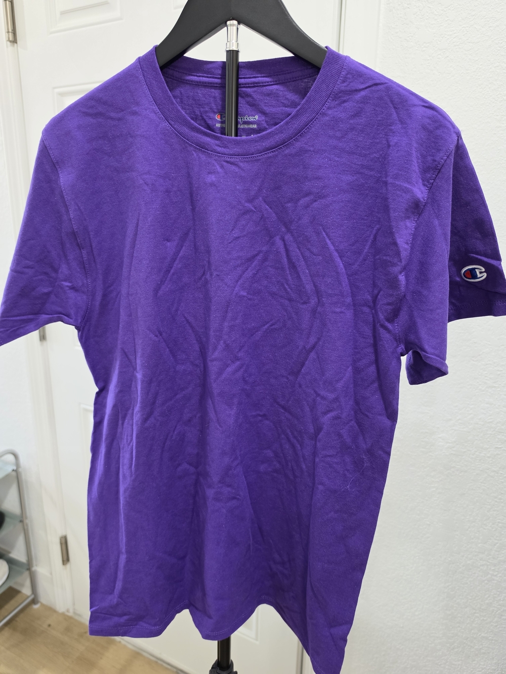 Champion Men’s Purple Short Sleeve Crewneck Tee
